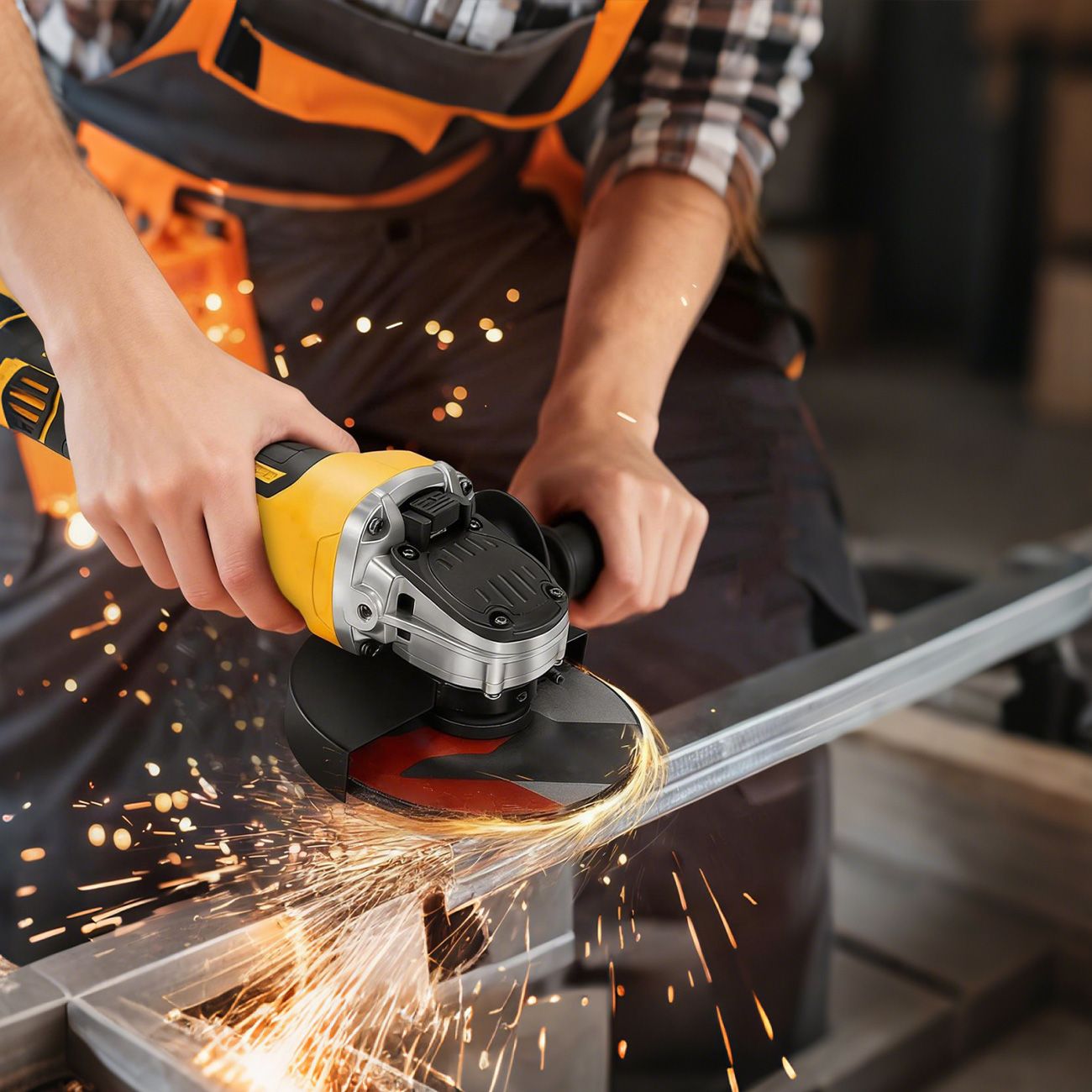 Cordless Angle Grinder 4-1/2 inch for Makita 18V MAX Battery, Grinder Tool, Power Electric Grinders, V1181-AG