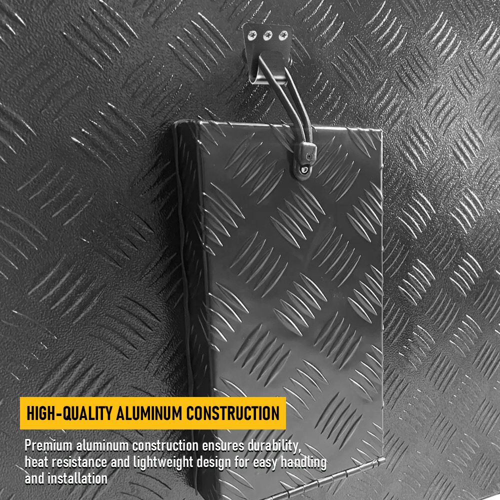 RV Truma Cowl Cover Black Checker Aluminum Universal Flue Vent Truma Hotwater AU
