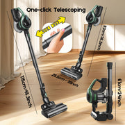 46Kpa Strong Suction, Lightweight Handheld Vacuum Cleaner, 2500mAh Removable Battery with Wall Charger for V1181-CT5P