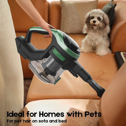 46Kpa Strong Suction, Lightweight Handheld Vacuum Cleaner, 2500mAh Removable Battery with Wall Charger for V1181-CT5P