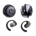 Open Ear Wireless Headphones Earphones Bluetooth 5.4 On Ear Sport Gym Earbuds-Black