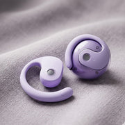 Open Ear Wireless Headphones Earphones Bluetooth 5.4 On Ear Sport Gym Earbuds-Purple