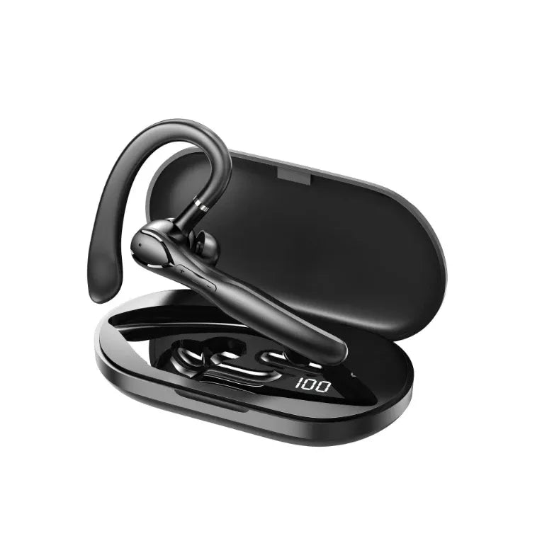 Wireless Bluetooth 5.3 Earpiece Single-Ear Headset Hands-Free Earphones in Mic V1181-EHN0002