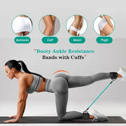 6pcs Resistance Band Set Yoga Pilates Exercise Fitness Latex Tube Body Workout V1181-EHN0009