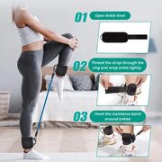 6pcs Resistance Band Set Yoga Pilates Exercise Fitness Latex Tube Body Workout V1181-EHN0009