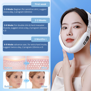 V-Face Shaping Massager Electric 9 Mode Lifting Reduce Slimming Double Chin V1181-EHN0017