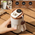450ml Thermal LED Temperature Display Smart Coffee Cup Insulated Drink Tumbler-Brown V1181-EHN0018-CF