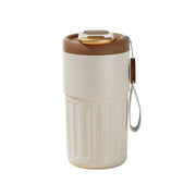 450ml Thermal LED Temperature Display Smart Coffee Cup Insulated Drink Tumbler-Brown V1181-EHN0018-CF