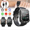 Njord Gear Indestructible Tactical Smartwatch – Military Grade & Rugged - Black