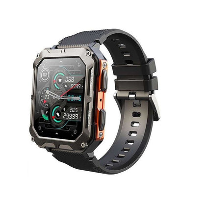 Njord Gear Indestructible Tactical Smartwatch - Military Grade & Rugged - Orange V1181-EHN0039-OR