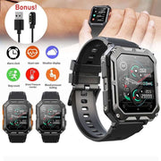 Njord Gear Indestructible Tactical Smartwatch – Military Grade & Rugged - Orange