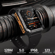 Njord Gear Indestructible Tactical Smartwatch – Military Grade & Rugged - Orange