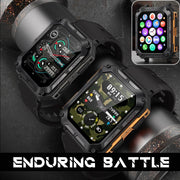 Njord Gear Indestructible Tactical Smartwatch – Military Grade & Rugged - Orange