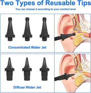 Water Powered Ear Cleaner Electric Triple Jet Stream 3 Pressure Water Resistant V1181-EHN0044
