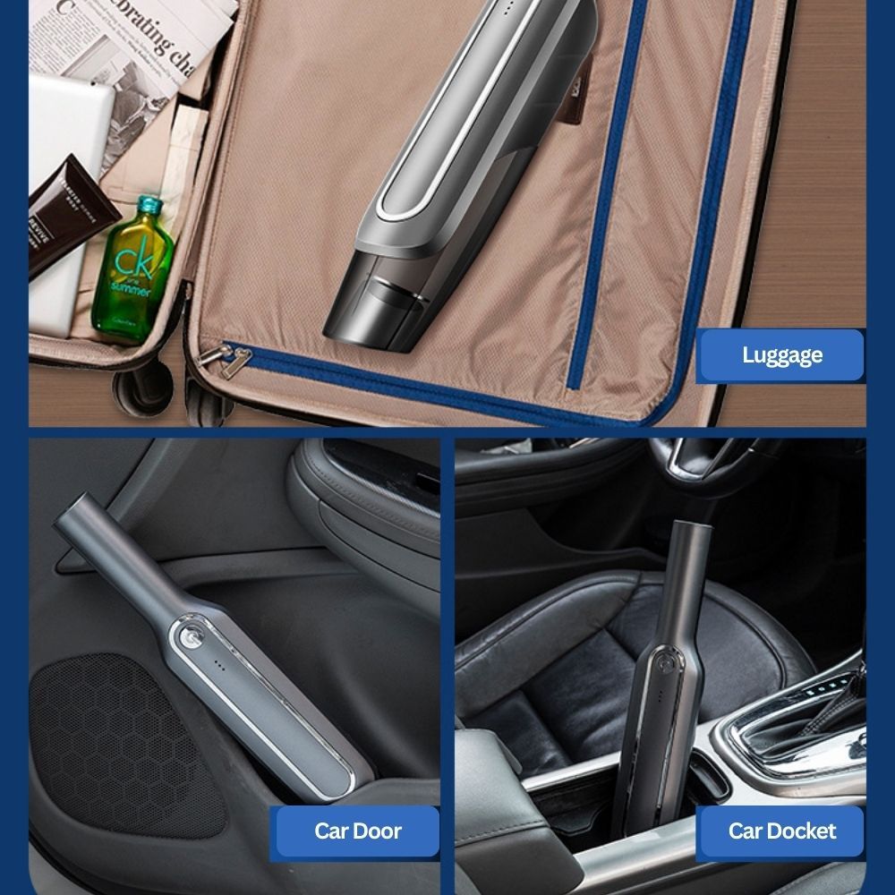Portable Vacuum 4000mAh Rechargeable Home Car Wet Dry Handheld Cordless Cleaner V1181-EHN0051