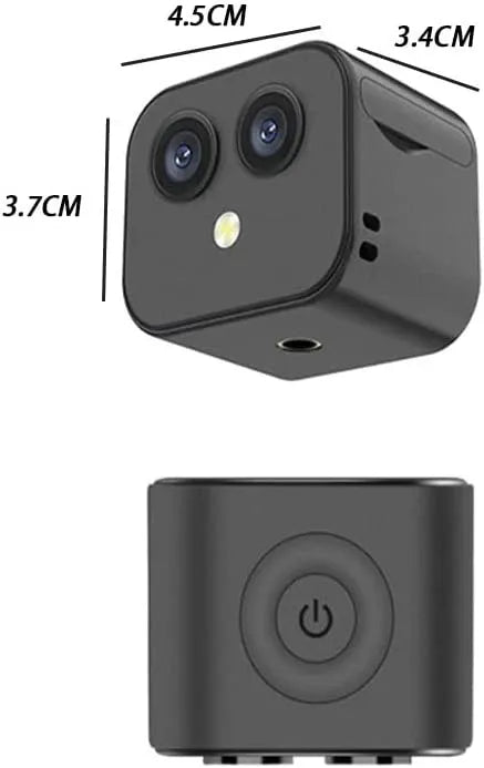 HD Mini 4K Wireless Camera WiFi Dual Lens Night Vision Magnetic Security V1181-EHN0055