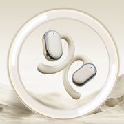 Bluetooth 5.3 Wireless Earbuds Deep Bass Over Ear - Beige