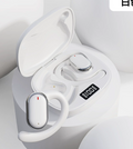 Bluetooth 5.3 Wireless Earbuds Deep Bass Over Ear - White