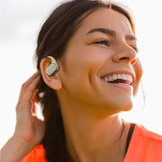 Bluetooth 5.3 Wireless Earbuds Deep Bass Over Ear - White