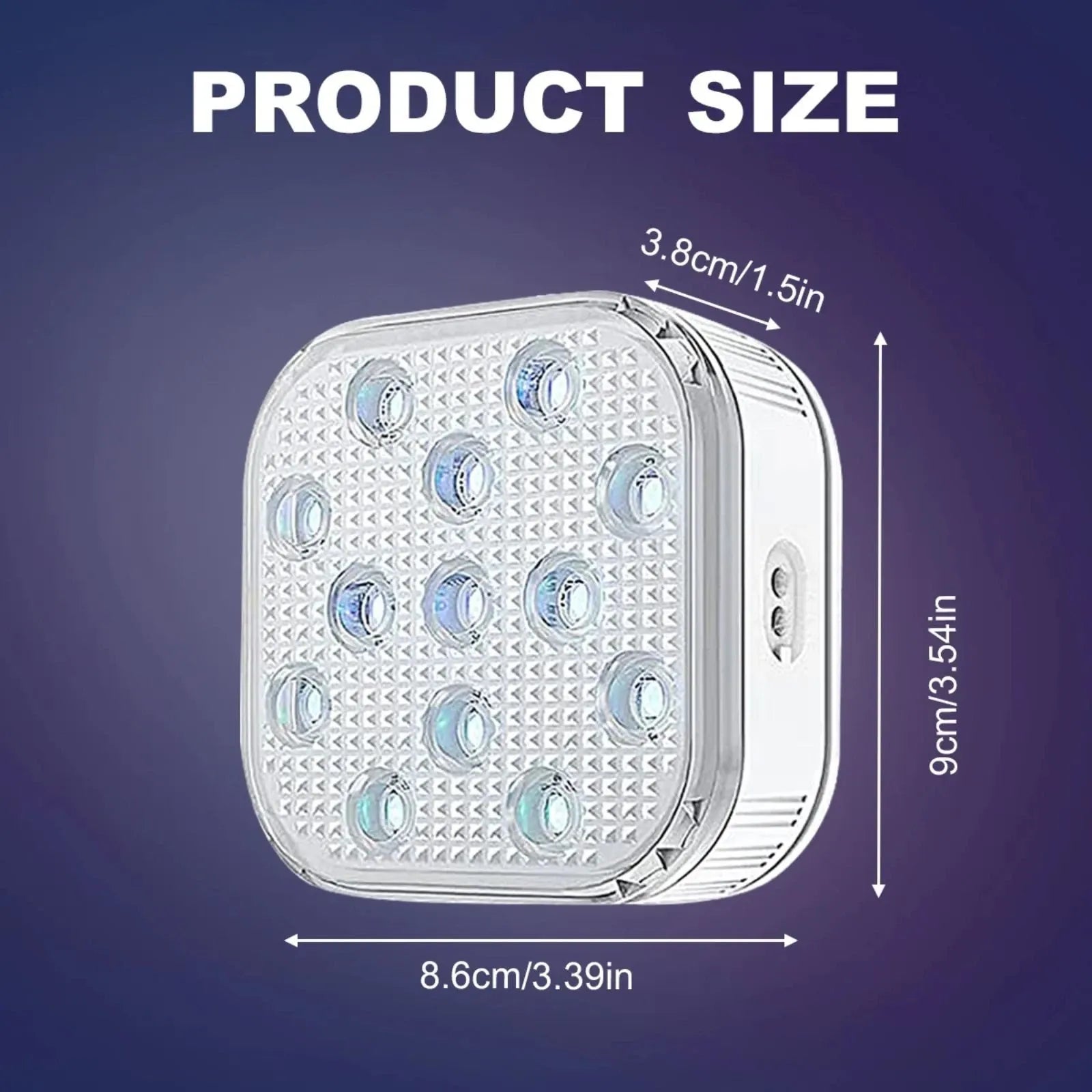 4Pcs Underwater Lights LED Submersible Pool Light Rechargeable with Remove Panel V1181-EHN0079