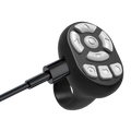 Scrolling Ring Remote Page Turner Wireless Finger Scroller Camera Video Record-Black