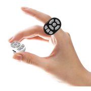 Scrolling Ring Remote Page Turner Wireless Finger Scroller Camera Video Record-Black
