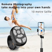 Scrolling Ring Remote Page Turner Wireless Finger Scroller Camera Video Record-Pink