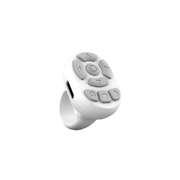 Scrolling Ring Remote Page Turner Wireless Finger Scroller Camera Video Record-White