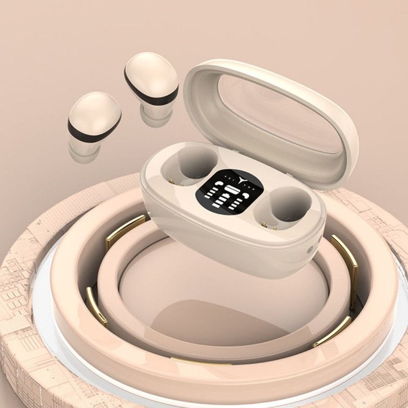 Invisible Mini Earbuds Side Sleepers Wireless Micro Smallest Hidden Headphones-Black V1181-EHN0087-BK