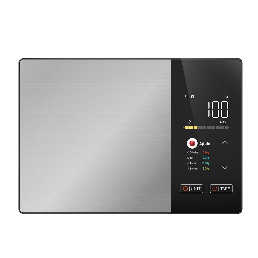 Smart Digital Food Kitchen Scale with Nutritional Calculator, On-Screen Nutrient Info, Free App for Calorie & V1181-EHN0217