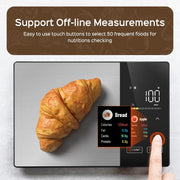 Smart Digital Food Kitchen Scale with Nutritional Calculator, On-Screen Nutrient Info, Free App for Calorie & V1181-EHN0217