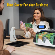 Money Counter Machine with UV, Bill Counter Suitable for AUD Dollars V1181-MC-2100