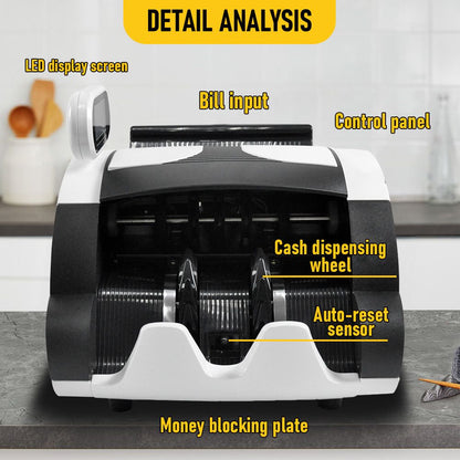 Money Counter Machine with UV, Bill Counter Suitable for AUD Dollars V1181-MC-2100
