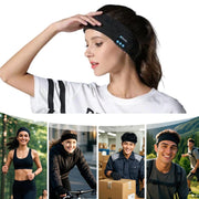 Headset Bluetooth 5.0 Wireless Stereo Earbud Headphone Sports Headband w/Mic-Grey V1181-SEA0001-GR