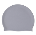 Silicone Swimming Cap Large Waterproof Swim Hat for Long Hair Men Women Adults-Grey