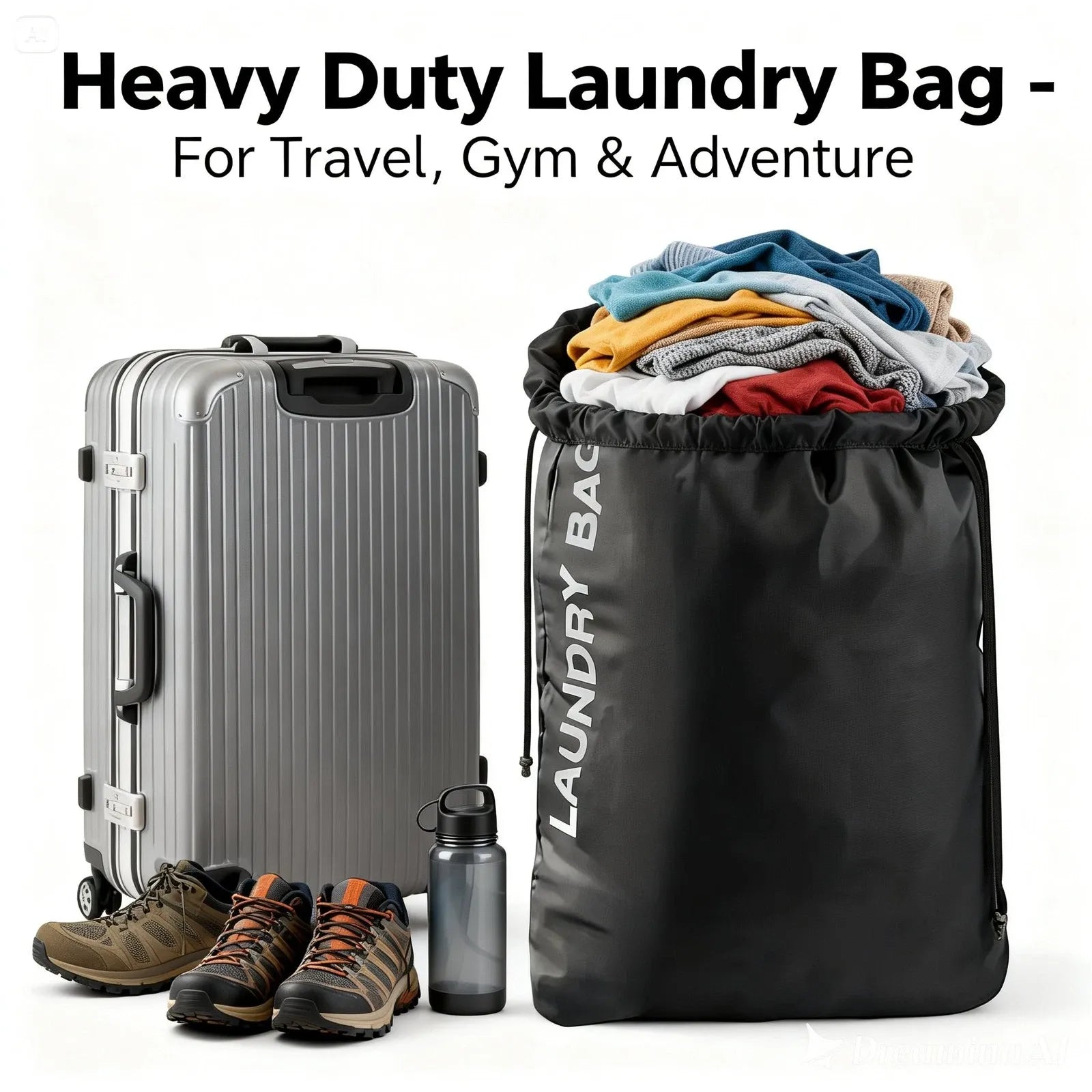 4PCS Heavy Duty Laundry Bag Large Mesh Washable Wash Bags Net Clothes Organiser V1181-SEA0033X4