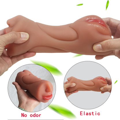 3 in 1 Male Masturbator Adult Sex Toys with Realistic, Men'S Pocket Stroker Toy V1183-FJ-A-1