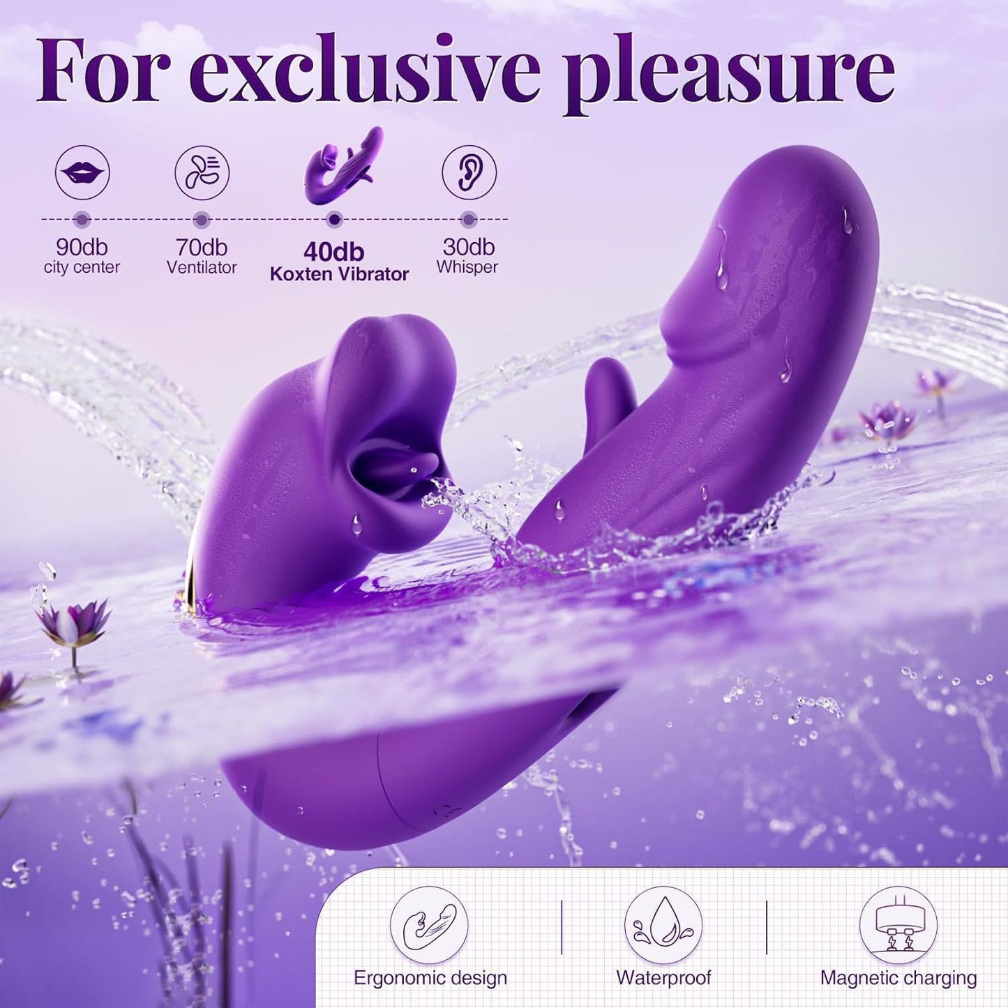 3-in-1 mouth slap tongue vibrator female 7-frequency sucking button G-spot masturbator_Purple V1183-FJ-KA-2