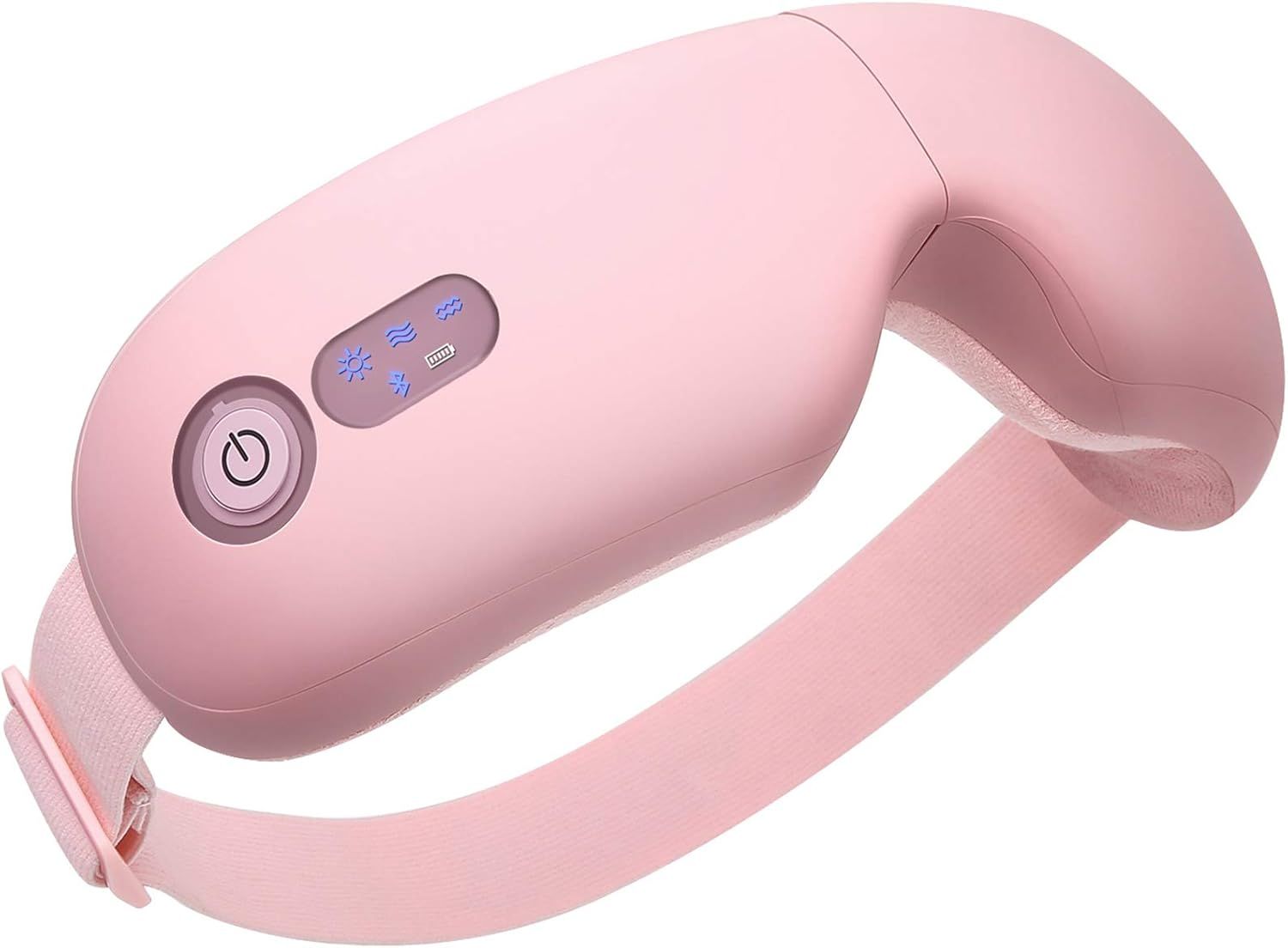 Eye Massager with Heat, Vibration and Warm Compress, Smart Sleeping Eyes Mask with Bluetooth Can Connect with V1186-EM003