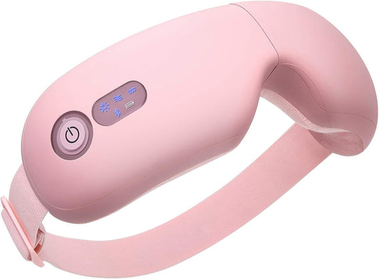 Eye Massager with Heat, Vibration and Warm Compress, Smart Sleeping Eyes Mask with Bluetooth Can Connect with V1186-EM003