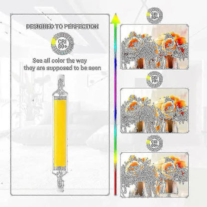 R7s LED Bulb 20W 118mm 3000lm Cool White 6000K, Dimmable 360 Degree Linear, Compatible with J118 400W Halogen V1188-CAQQ-126513-1