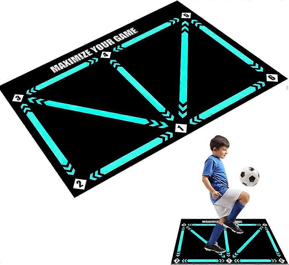 Football Training Mat Silent Step Mat 60x90cm V1188-CAQQ-135326-1