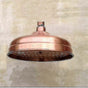 High Pressure Copper Rain Shower Head 20 cm (8 inch) Diameter Adjustable Angle Fixed Compatible with Standard V1188-CAQQ-135481-1