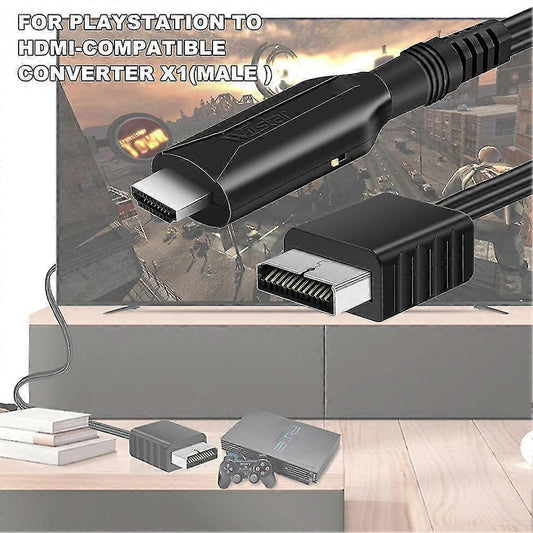 HDMI Cable Compatible with Playstation 2 PS2 HD Audio Video V1188-CAQQ-135708-1