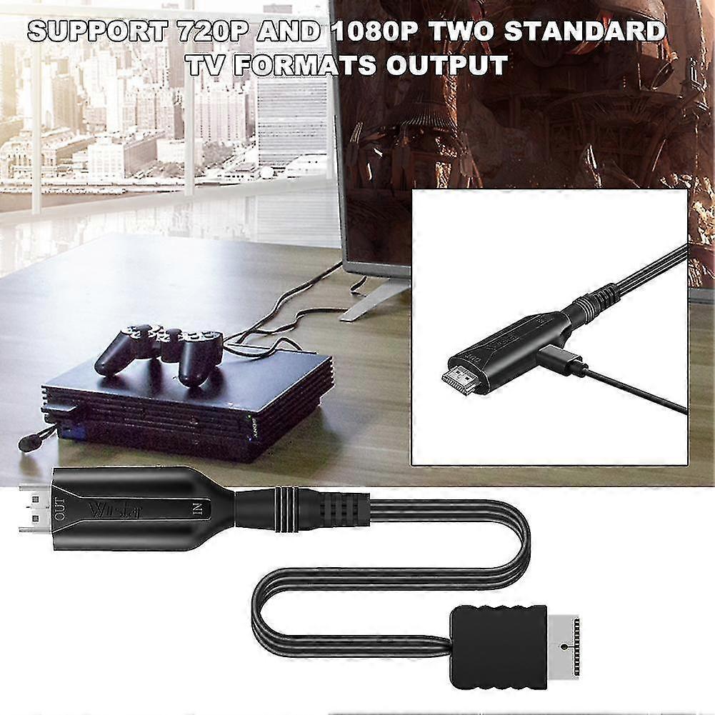 HDMI Cable Compatible with Playstation 2 PS2 HD Audio Video V1188-CAQQ-135708-1
