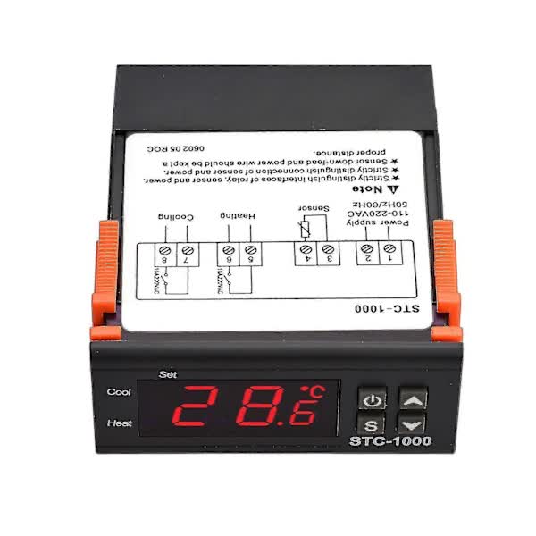 STC-1000 Digital Temperature Controller 110-220V AC Compatible with STC V1188-CAQQ-137935-1