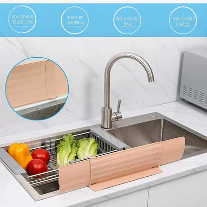 Splash Guard for Sink with 6 Suction Cups, Compatible with Most Taps and Sinks V1188-CAQQ-141082-1