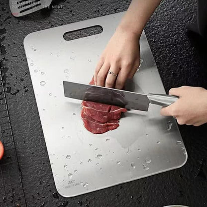 Titanium Cutting Board for Meat and Fruit Double Sided Non-Slip 34x23cm FD17-FA V1188-CAQQ-144654-1