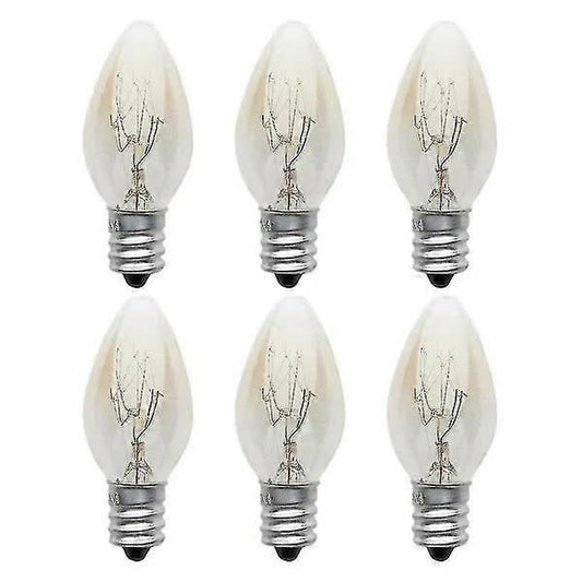 10W E12 C7 Filament Light Bulbs Warm White 10pcs 220-240V Compatible with Living Room Lamps V1188-CAQQ-146886-1