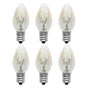 10W E12 C7 Filament Light Bulbs Warm White 10pcs 220-240V Compatible with Living Room Lamps V1188-CAQQ-146886-1